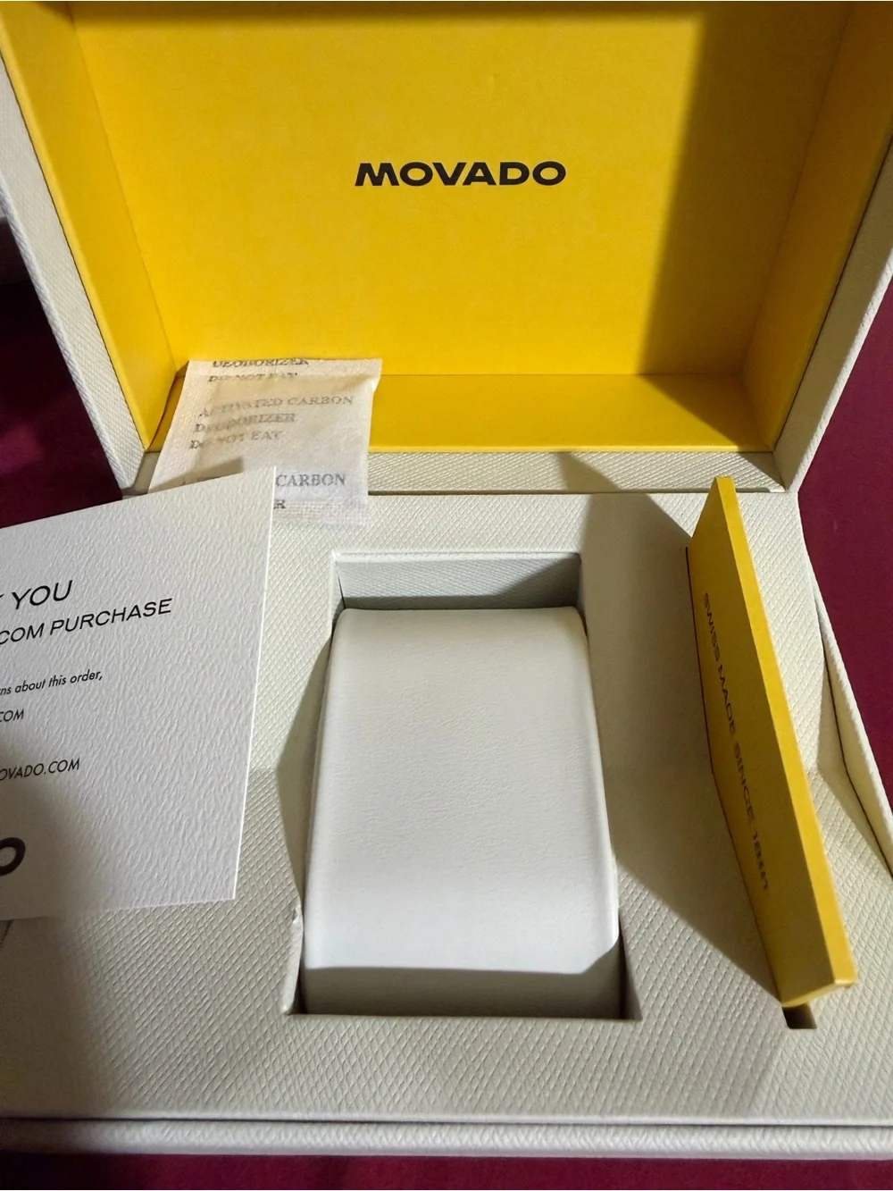Movado Gold Stainless Steel Bracelet Watch with Date